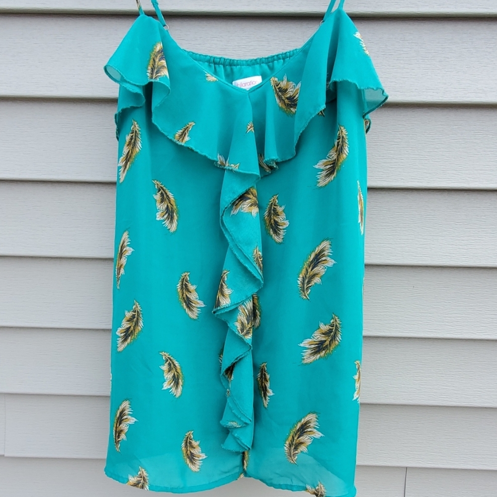Peacock Feather Camisole size L